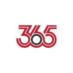 365 number letter logo icon designs