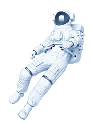 astronaut in a white background