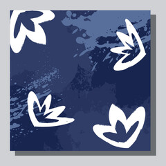 Illustration vector EPS 10 print, hand draw painted abstract organic shapes, contemporary aesthetic boho mid century modern art in Scandinavian nordic design style
