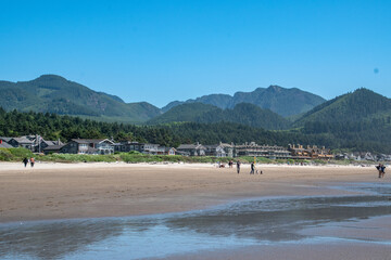 Cannon Beach Neighborhood Along the Oregon Coast