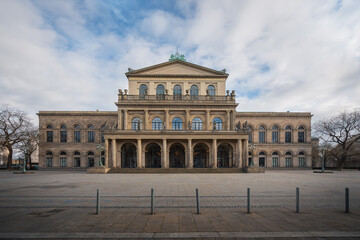 Fototapeta na wymiar Hannover State Opera House - Hanover, Lower Saxony, Germany