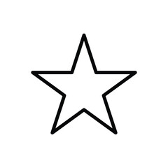 Fototapeta premium star icon vector design template in white background