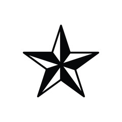 star icon vector design template in white background