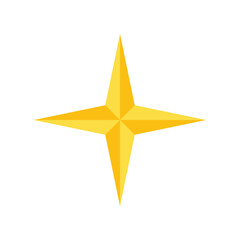 Obraz premium star icon vector design template in white background