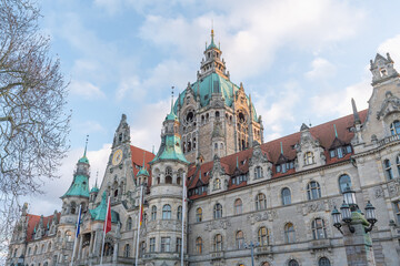 Fototapeta na wymiar Hannover New Town Hall - Hanover, Germany
