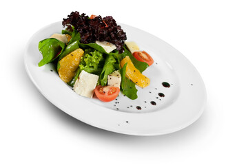 Salad with Cheese and Oranges