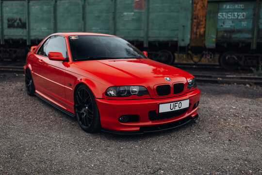 BMW 330i E46 convertible at the parking