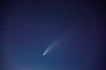 Comet Neowise as seen from west of San Antonio Texas.