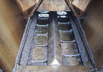 Obraz premium asphalt paving machine