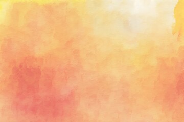 Fototapeta na wymiar Colorful abstract watercolor background, warm colors, orange, yellow, pale pink.