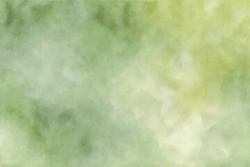 Fototapeta na wymiar Abstract watercolor green spring background.