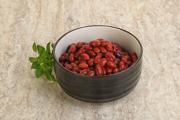Red kidney bean in the bowl