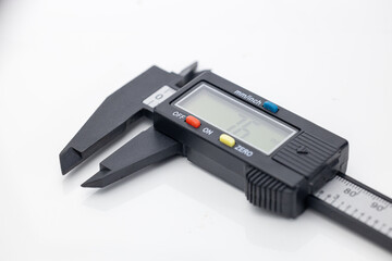 Electronic caliper. Hand measuring tool