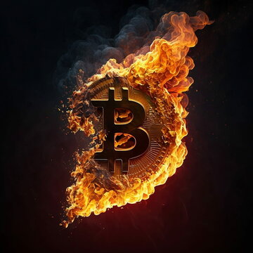 Bitcoin flame