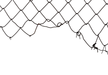 Background of metal mesh or wire on a white background