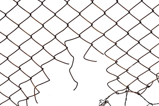 Background of metal mesh or wire on a white background