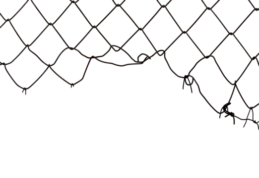 Background of metal mesh or wire on a white background - Powered by Adobe