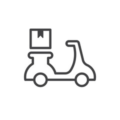 Delivery Scooter Icon
