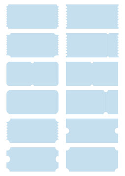 Blue easter 2024 store discount coupon ticket set	