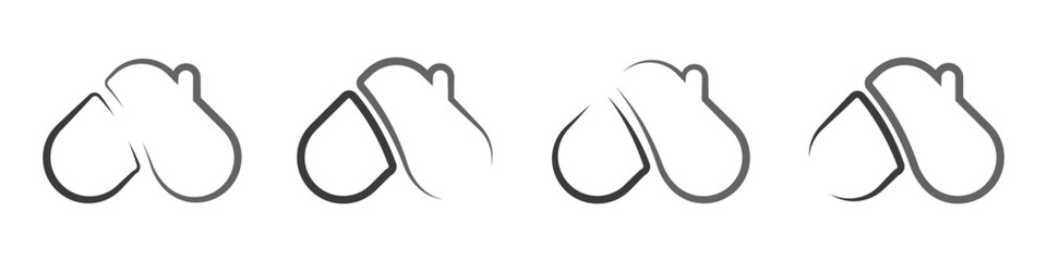 Vector house roof. Vector colored roof. Contours of roofs and outline of roofs vector. Abstract roofs vector.