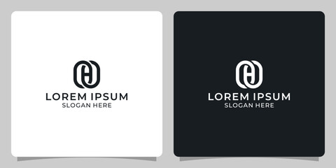H letter icon logo design template element
