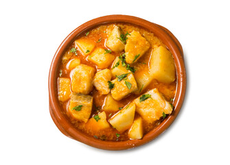 Bacalao guisado con patatas