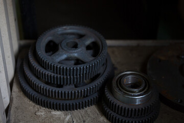 gear to change speed
