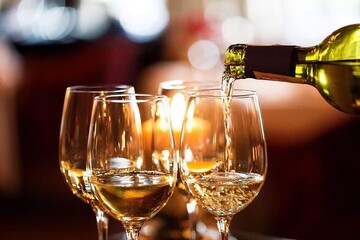 champagne glasses on a table