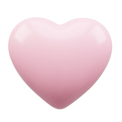 3D rendering heart love for valentine