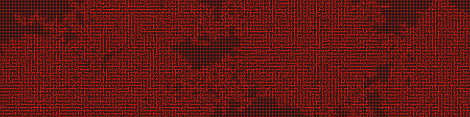 Obraz premium Albert-Laszlo Barabasi algorithm network visualization implementation illustration