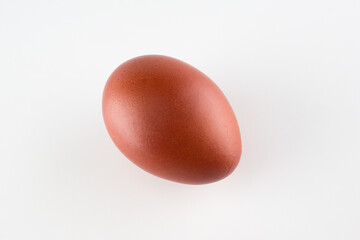 red colored chicken eggs