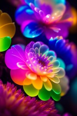 Fototapeta premium dreamy flowers wallpaper