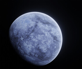 Planet, space, 3d illustration, 3d rendering