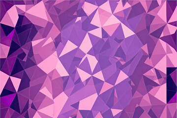 abstract geometric background, pink and purple, generative AI