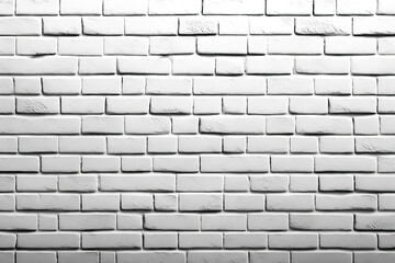 brick wall background, white, generative AI