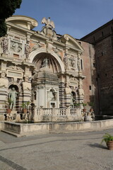 Obraz premium Garden Villa d'Este in Tivoli, Lazio Italy