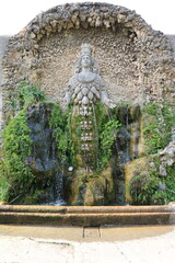 Garden Villa d'Este in Tivoli, Lazio Italy