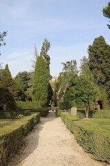 Fototapeta na wymiar Park Villa d'Este in Tivoli, Lazio Italy