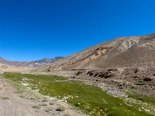 Chinese border line in Tajikistan.