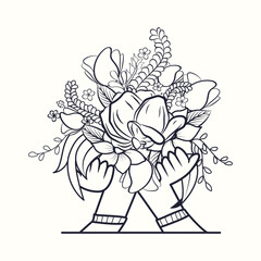 Happy valentine's Day, Love illustration, Artwork
