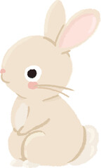 cute rabbit clipart