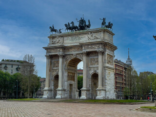 Arco della Pace di Milano - obrazy, fototapety, plakaty