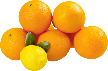 The pile fresh orange sweet fruit