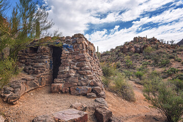 Old Stone building in the desert