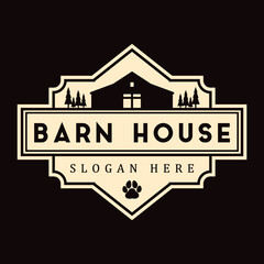 Fototapeta premium Barn House logo - vector concept.