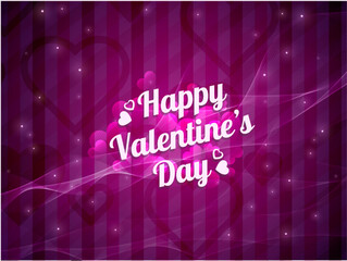Free vector beautiful hearts valentine's day decorative background illustration
