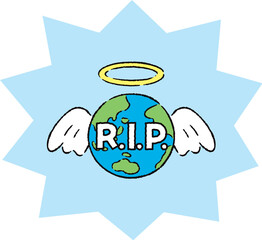 環境_地球_天使の輪_RIP_バクダン水色