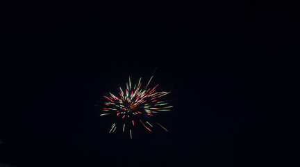 Fireworks at the golf course, Floresville, Texas.