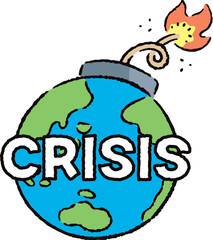 環境_地球_爆弾_導火線_crisis