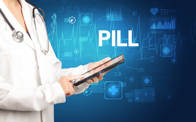 young doctor writing down notes